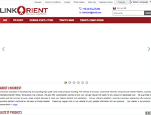 Tablet Screenshot of linkorient.com